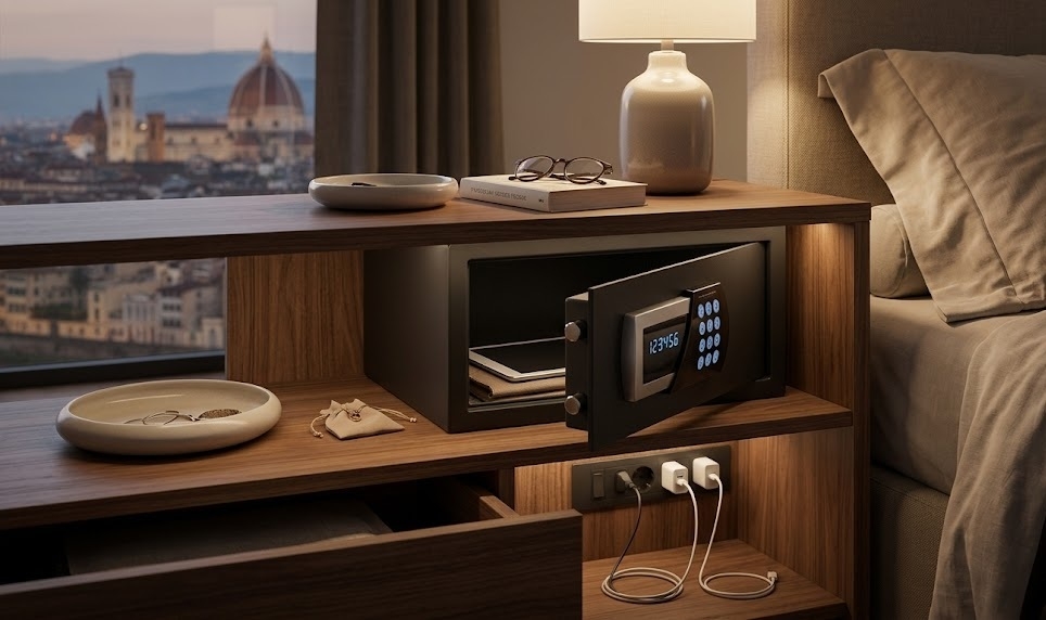 Pourquoi l'installation d'un coffre-fort dans chaque chambre d'hôtel améliore l'expérience client