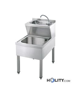 Lave-mains-avec-pieds-en-acier-inox-h29412
