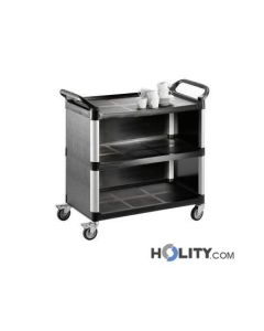 chariot-de-service-en-aluminium-et-plastique-h21592