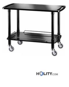 chariot-de-service-en-bois-2-étages-h09121