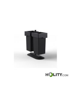 Conteneur double pour tri sélectif d'extérieur h1025_06