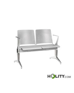 Panca sala d'attesa a 2 posti h1038_03