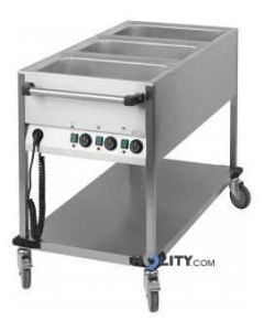chariot-bain-marie-avec-3-bacs-GN1/1-h11033
