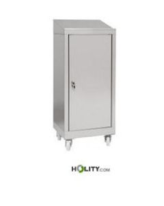 Armoire- pupitre-en-acier-inox-AISI304-sur-roulettes-1-porte-h111_119