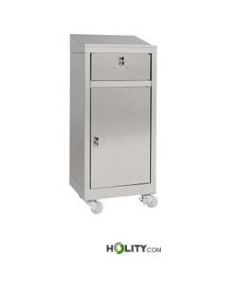 Armoire-pupitre-en-acier-inox-AISI-304-1-porte-avec-tiroir-sur-roues-h111_123