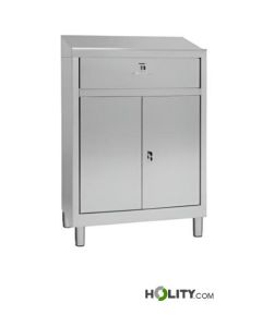 Armoire-pupitre-en-acier-inox-AISI-430-2-portes-avec-tiroir-h111_86