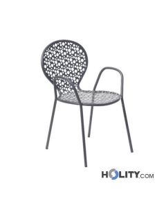 chaise-avec-accoudoirs-en-acier-h123-57