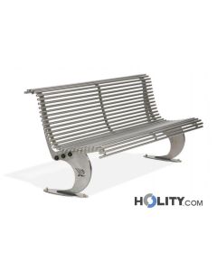 Banc-en-acier-inoxydable-avec-dossier-h14002