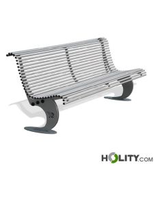Banc-en-acier-galvanisé-avec-dossier-h14003