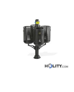 poubelle-pour-le-tri-sélectif-quadruple-en-acier-140-l-h140104