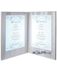 Porte-menus led A4 double h14802