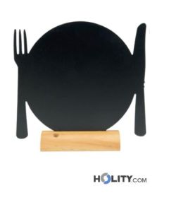 Tableau de table en forme d' assiette h14821