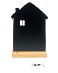 Tableau de table en forme de maison h14829