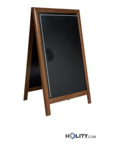 Tableau sur pied double face en bois h14860 