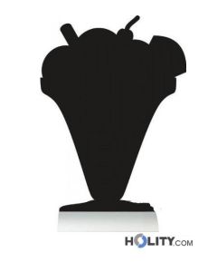 Tableau de table en aluminium glace h14874