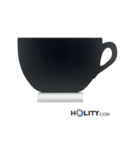 Tableau de table en aluminium tasse h14879