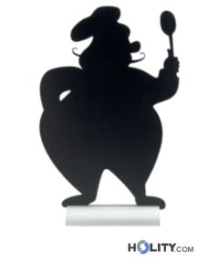 Tableau de table en aluminium chef h14882