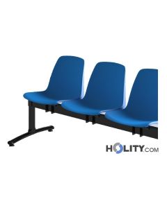 banc-4 places-en-copolymère-de-polypropylène-ininflammable-h15916