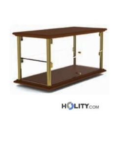 vitrine-pour-viennoiseries-en-bois-2-étages-h16905