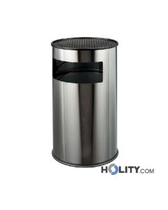 poubelle-avec-cendrier-en-acier-inox-h20-165