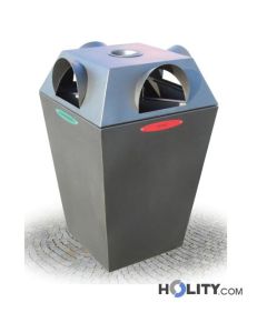 poubelle-de-recyclage-avec-cendrier-h28783