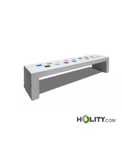 banc-avec-décoration-pour-aménagement-urbain-h287-263