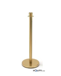 Poteau-de-délimitation-de-passage-en-acier-inox-doré-h31138