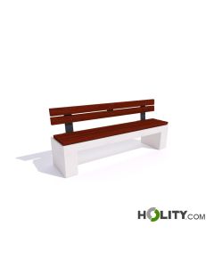 Banc-en-bois-et-béton-avec-dossier-h319_145