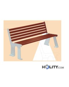 banc-public-bicolore-avec-dossier-h328-17