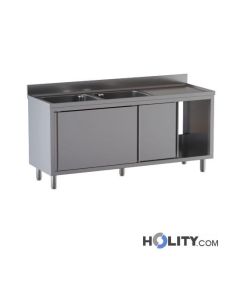 plonge-de-cuisine-inox-2-vasques-et-1-égouttoir-L.-160-cm-portes-coulissantes-h357_71