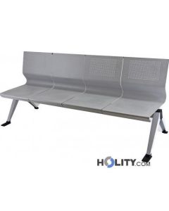banc-pour-salle-d'attente-à-4-places-avec-structure-en-acier-chromé-h44933