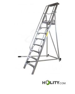 Échelle avec plateforme de travail h55_56
