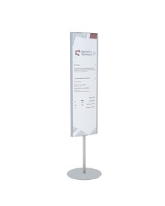Totem pubblicitario con profili in alluminio h738_201