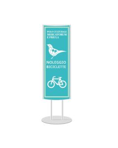Totem pubblicitario con due montanti h738_210