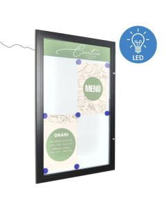Bacheca a LED per menu da esterno con fissaggio a muro  h738_42