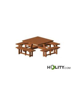 Table-et-bancs-de-pique-nique-carrés-pour-espaces-verts-h773_28