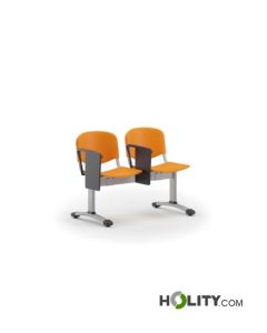 Banc de salle d'attente à 2 places h776_87