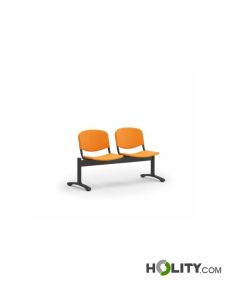 Banc de salle d'attente 2 places h776_90