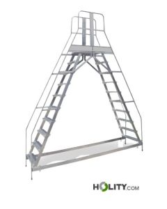 Échelle à pont pour cimetière h808_04