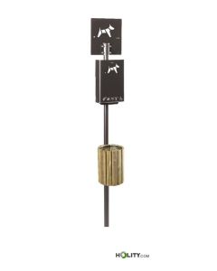 dog-station-pour-parcs-avec-corbeille-en-bois-h8668