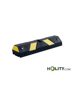 Fermaruota per garage nera e gialla h972_139