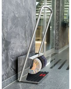 Cireuse à chaussures automatique avec arceau d'appui h14211