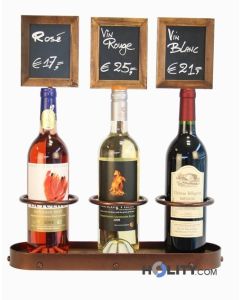 Trois porte-bouteilles avec ardoises h14831
