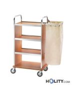 chariot-porte-linge-avec-porte-sac-h09174