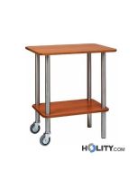 chariot-de-service-en-bois-et-acier-inox-h0930