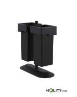 Conteneur double pour le tri sélectif d'extérieur h1025_05