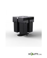 Conteneur avec couvercle pour le tri sélectif extérieur h1025_10