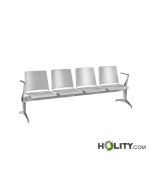 Panca sala d'attesa a 4 posti h1038_05