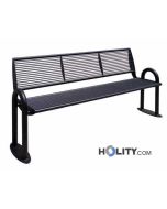 Banc-pour-espaces-publics-en-acier-h10904