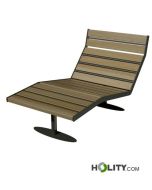 Chaise Longue per giardini pubblici h109_294